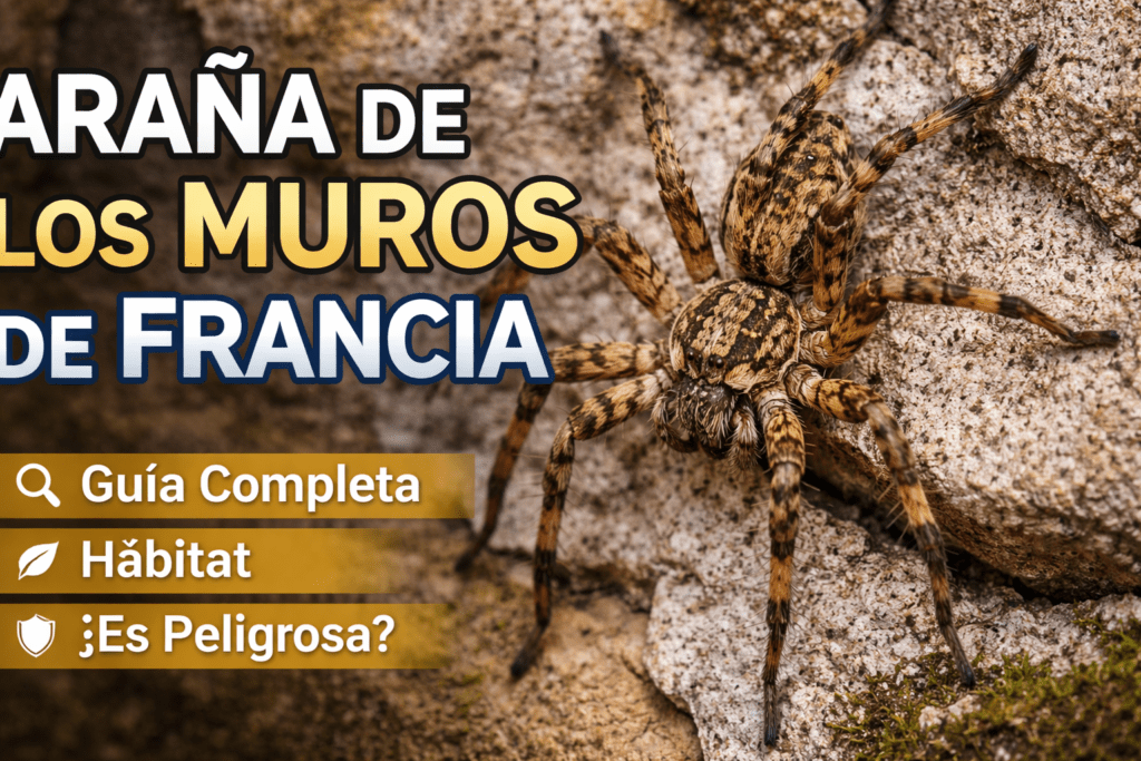 Araña de los muros Francia a francia